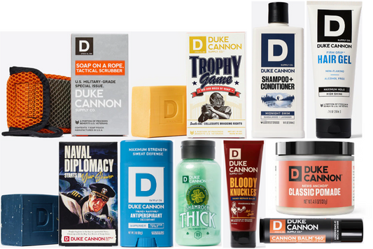 Duke Cannon’s Hirsute Man's Essentials Kit: Grooming Gear for Men Who Get Things Done