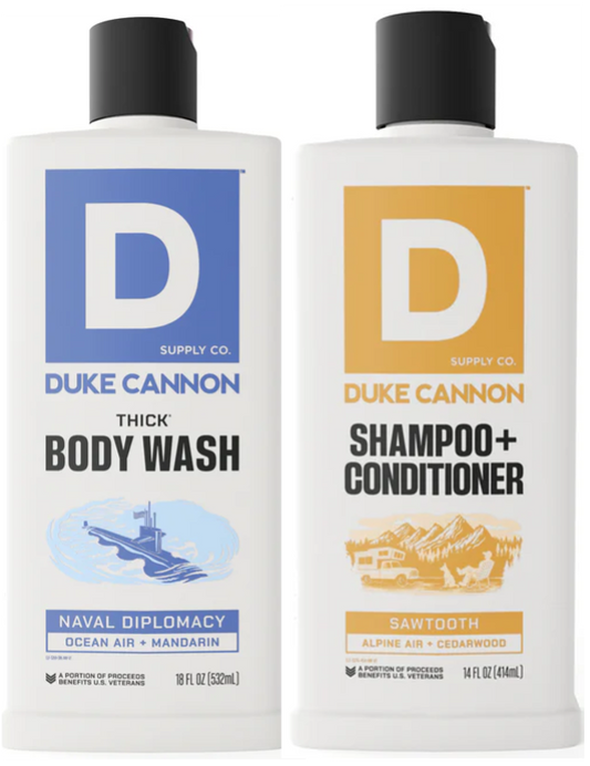Duke Cannon’s THICK® Body Wash & Superior Hair Care: Because Real Men Deserve a Real Shower