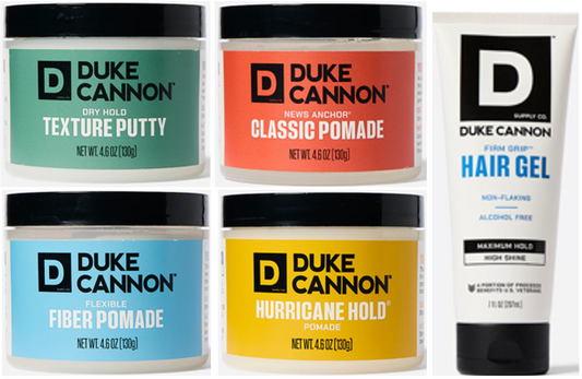 Duke Cannon’s Hair Styling Line: Command Respect, One Strand at a Time
