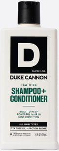 Duke Cannon's Shampoo + Conditioner - The Kind of Clean that Makes Your Scalp Salute