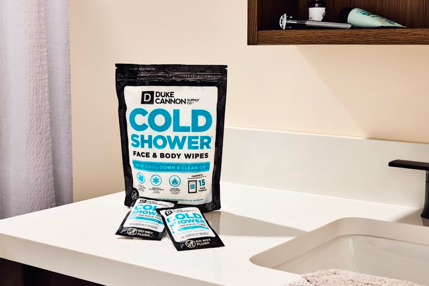 Duke Cannon's Cold Shower Field Towels - It’s Like Getting Kicked in the Face by a Cold Front.