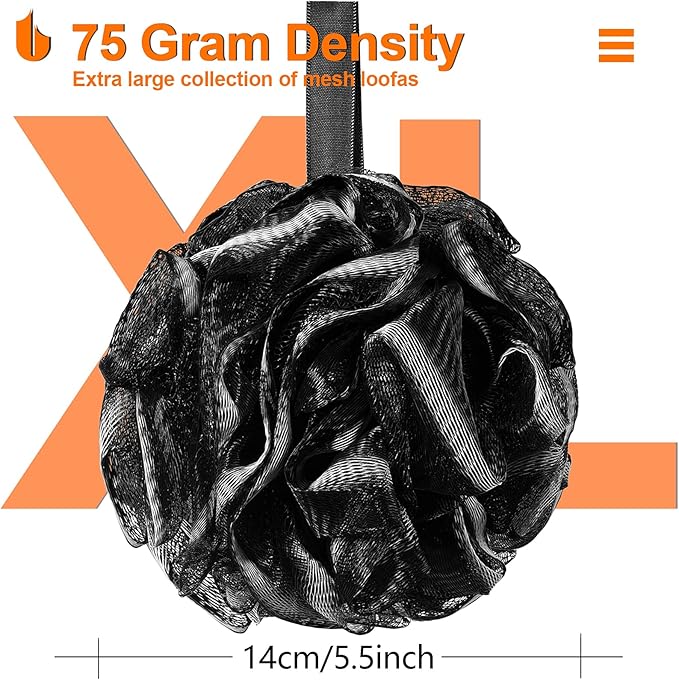 X-Large Size (75g) Shower Loofah for Men