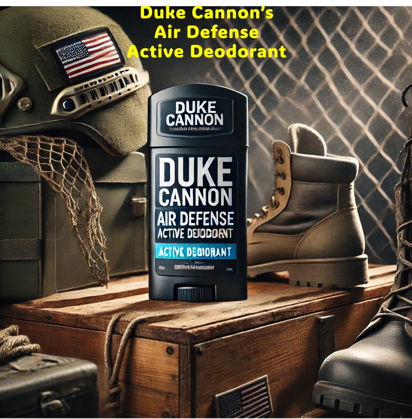 Deodorant - Duke Cannon's Air Defense - Zero Aluminum, Zero B.S.