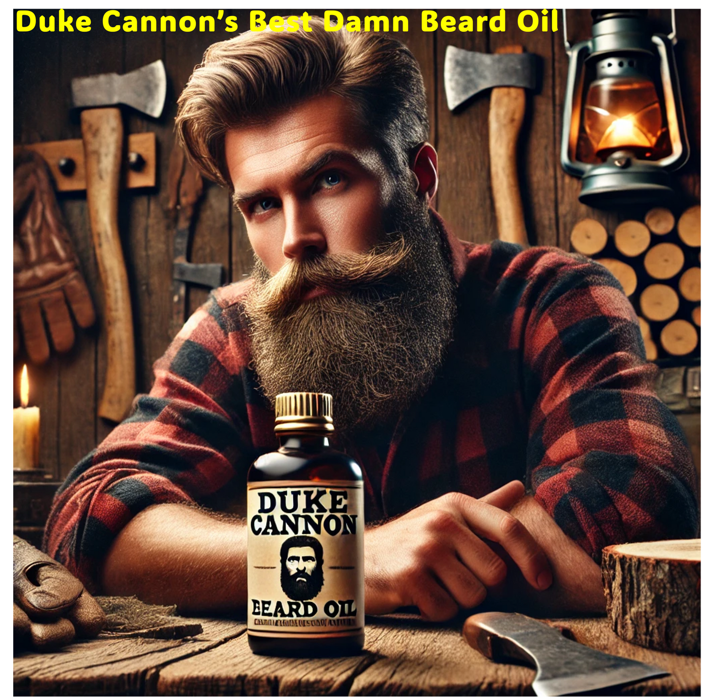 Beard Oil - Duke Cannon's Best Darn Beard Oil - Softens Beards, Hardens Reputations!