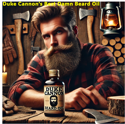 Beard Oil - Duke Cannon's Best Darn Beard Oil - Softens Beards, Hardens Reputations!