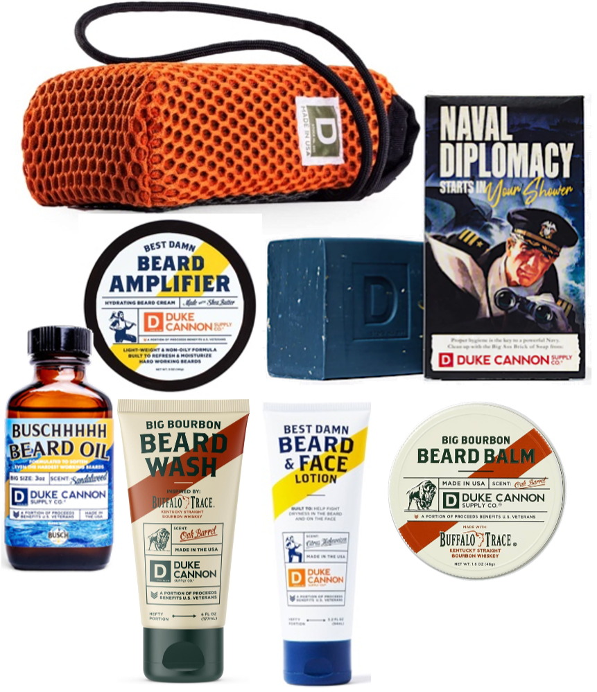 Duke Cannon's "Bearded Man's Essential Kit" - Because Shaving is for Quitters!