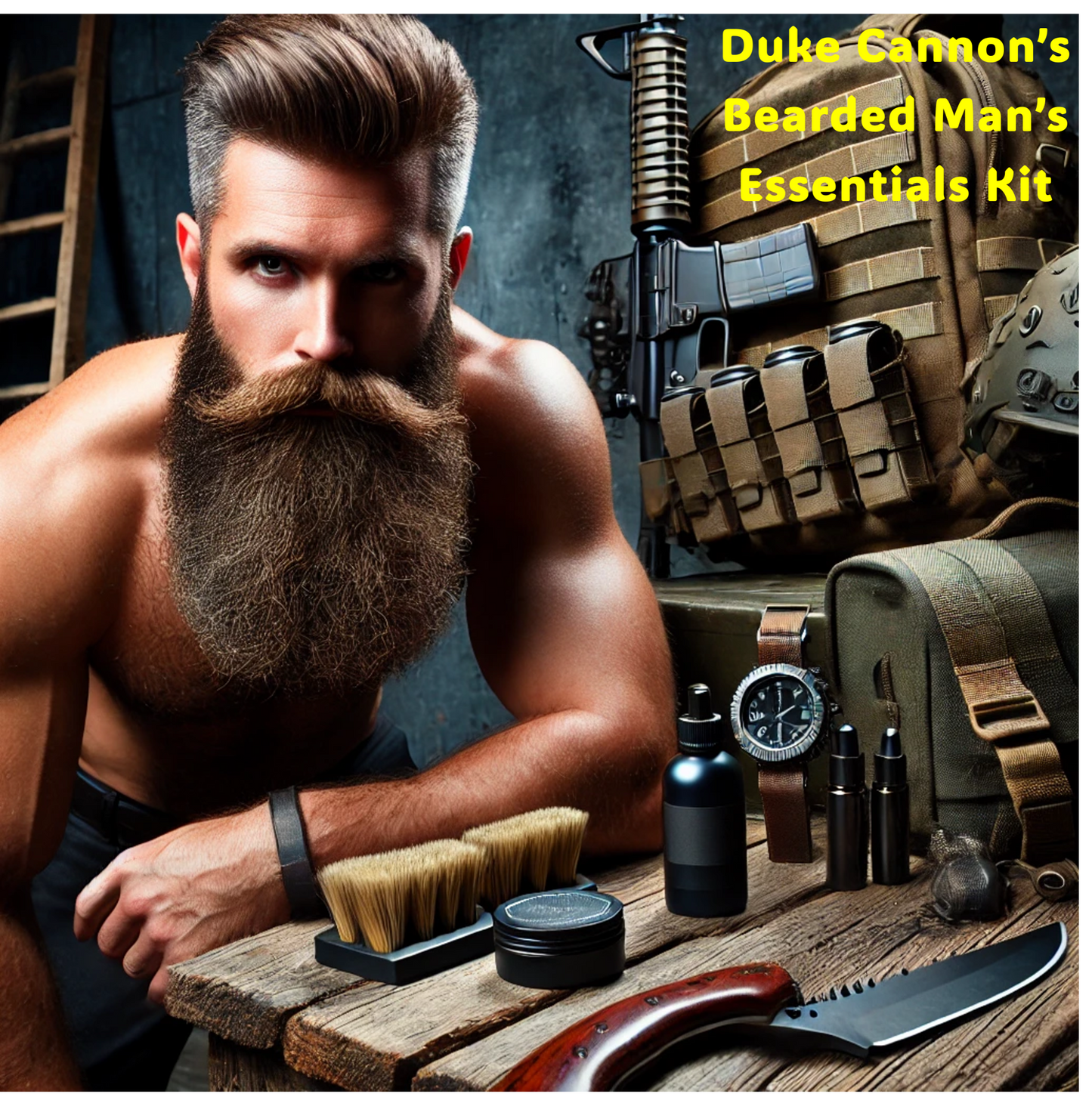 Duke Cannon's "Bearded Man's Essential Kit" - Because Shaving is for Quitters!