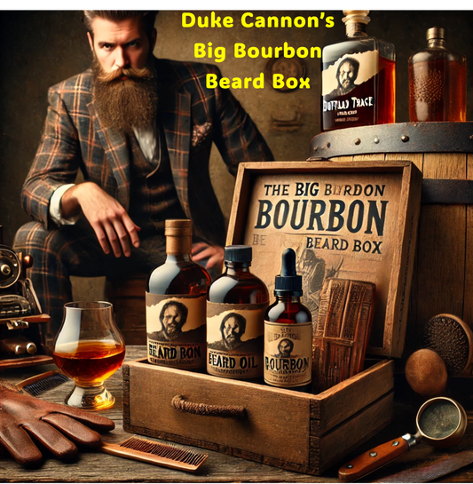 Beard Box - Duke Cannon's Big Bourbon Beard Box - You will Not Smell Like Bourbon!