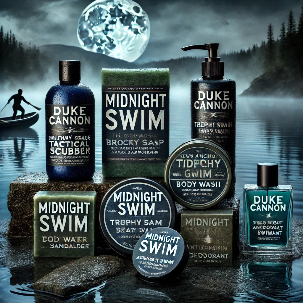Duke Cannon's "Midnight Swim" Kit - For the Man Who Thinks Trespassing is More of a Suggestion