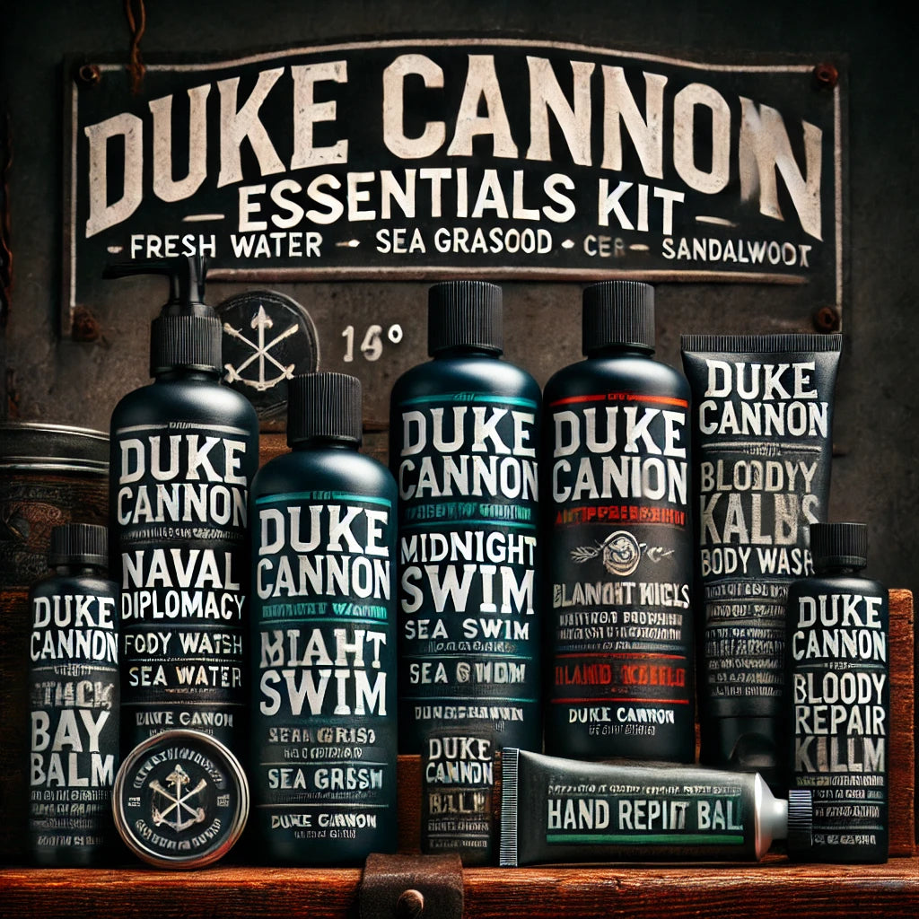 Duke Cannon's "Essentials Kit" - THICK Edition - Soap so THICK, gravity has to work overtime