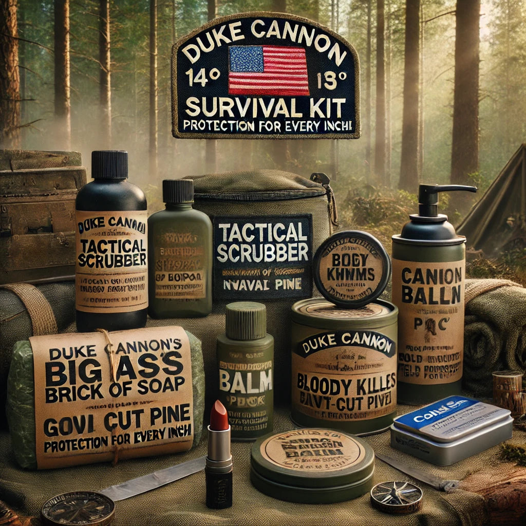Duke Cannon’s Field-Ready Survival Kit - Tactical Grooming for Men Who Don’t Retreat