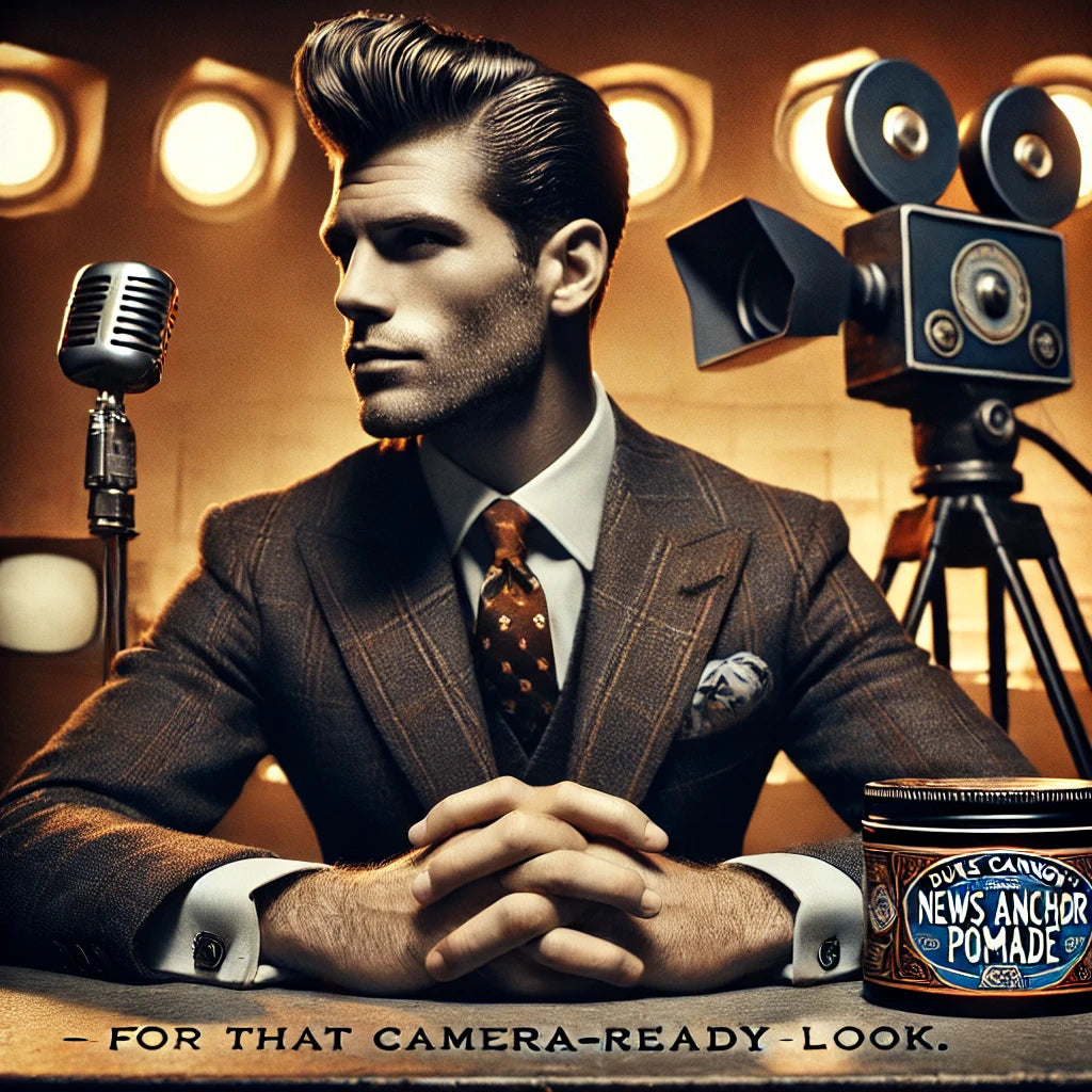Pomade/Hair Gel - Duke Cannon's "News Anchor" Pomade - For that Camera-Ready Look