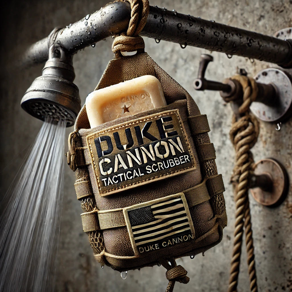 Duke Cannon's Tactical Scrubber - US Military Grade -Turns Your Shower into a Full-Contact Sport