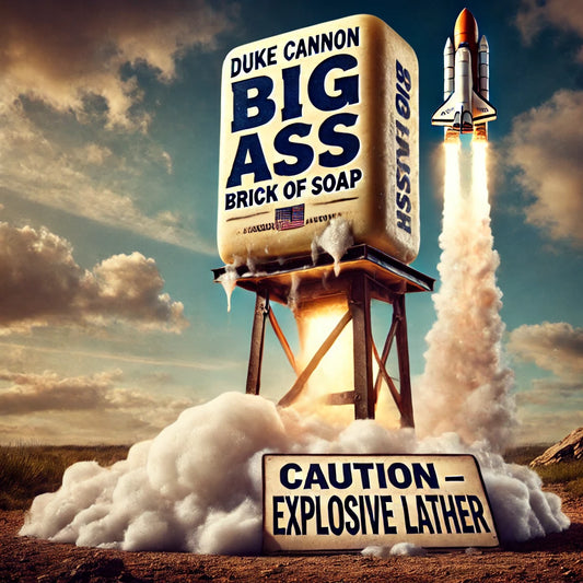 Duke Cannon's Big A$$ Brick of Soap (10oz) - Because Bubble Baths Are for Your Neighbor Carl