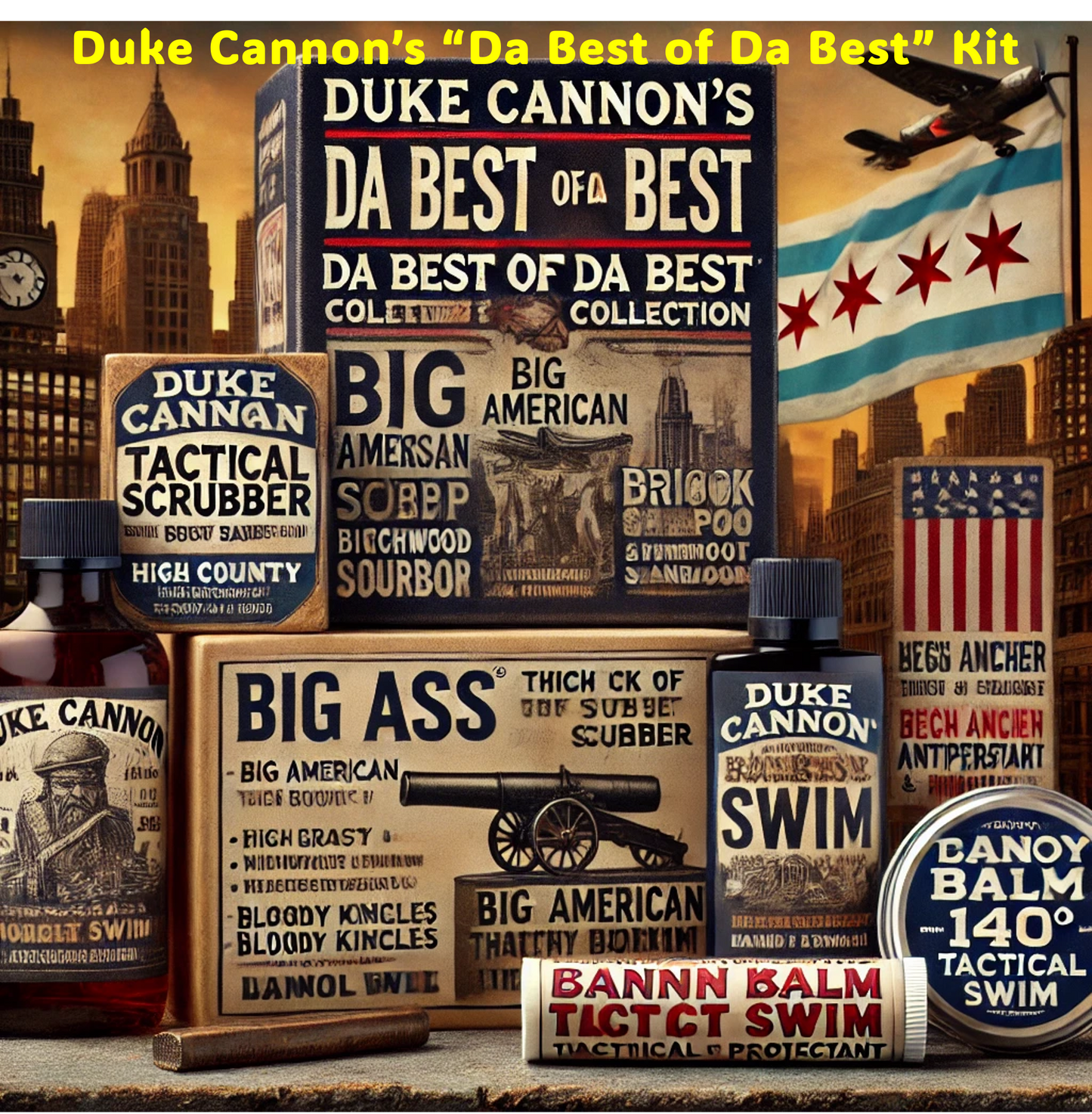 Duke Cannon's "Da Best of Da Best" Collection - Ditka Would Be Proud of this Lineup!
