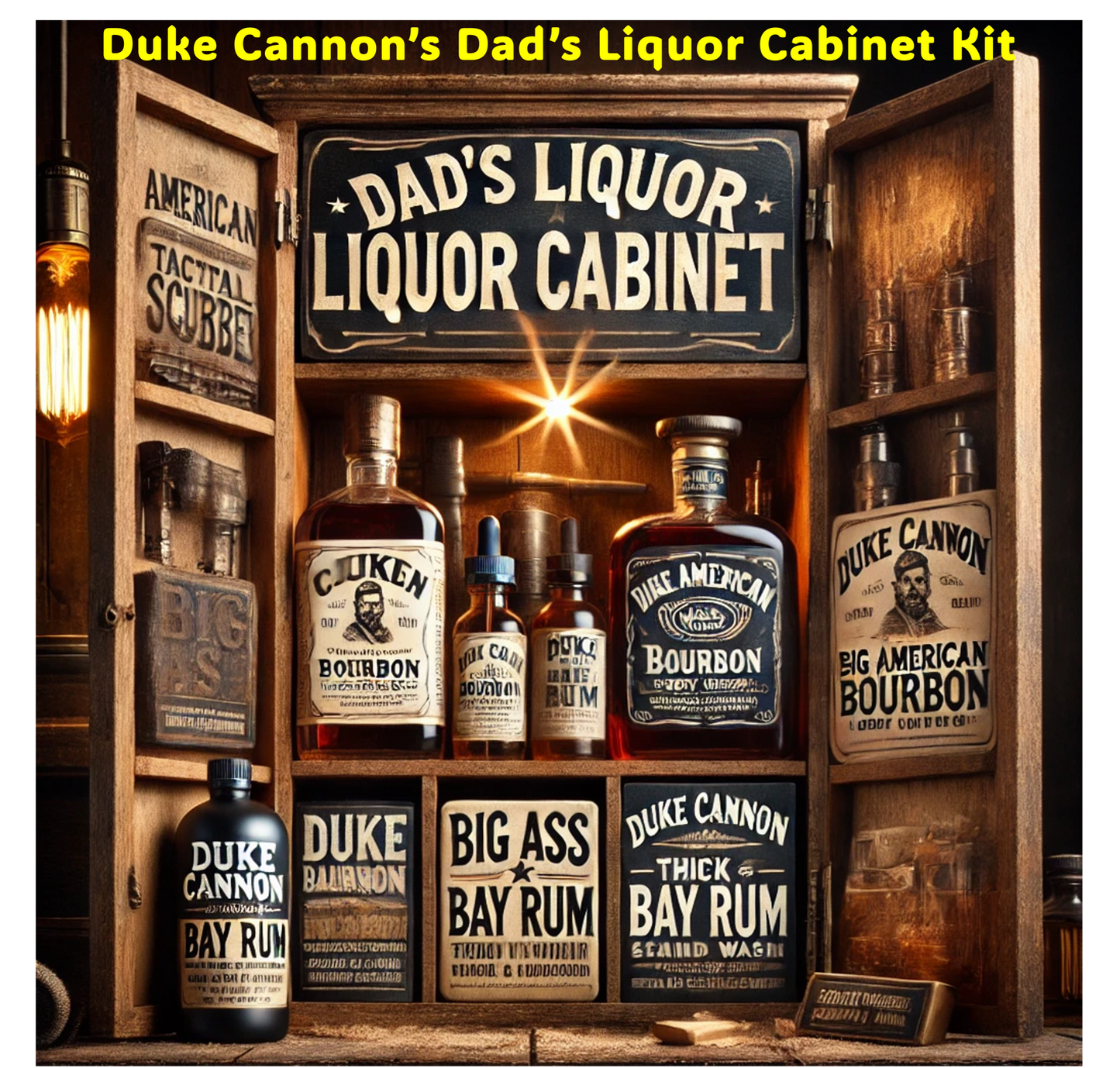 Duke Cannon's "Dad's Liquor Cabinet" Kit - Distilled Masculinity, No Chaser Needed