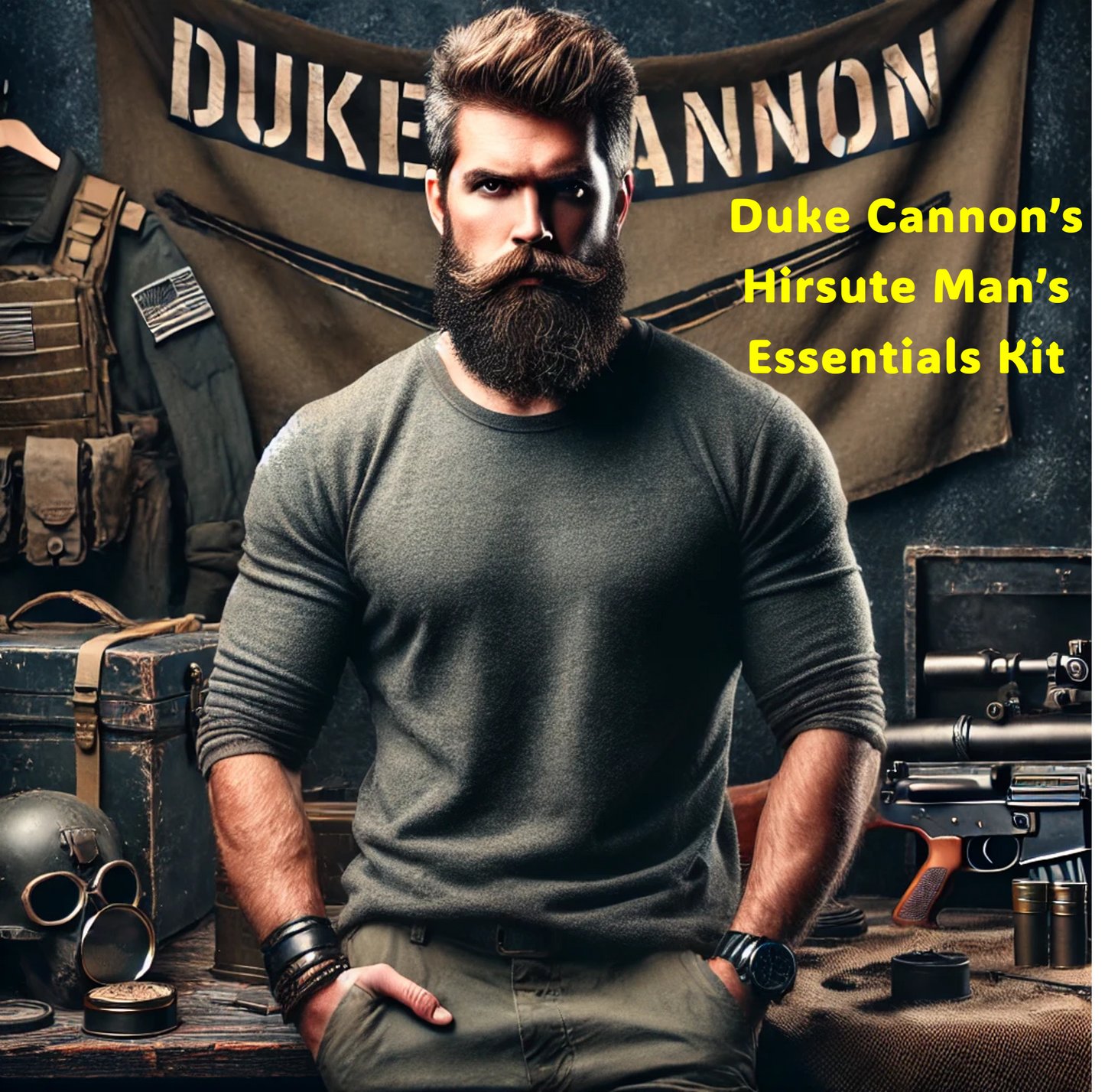 Duke Cannon's "Hirsute Man's Essentials" Kit - Because your hair has unionized and demands respect!