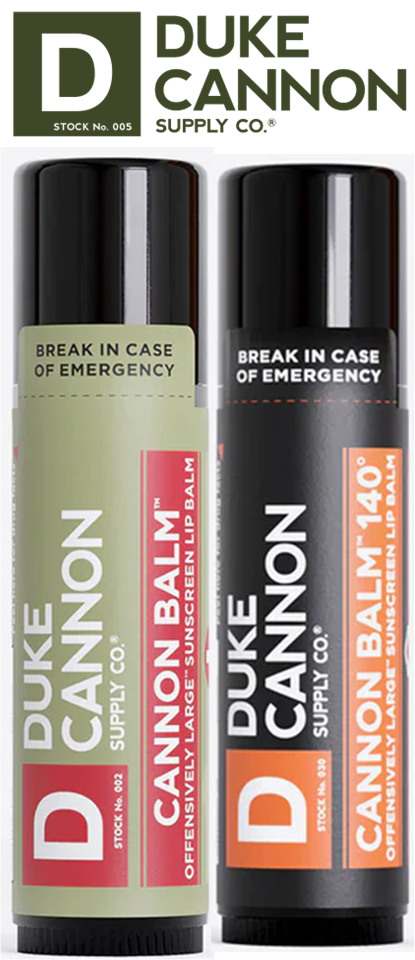 Duke Cannon's Winter Survival Tube - Fixes What Winter Breaks