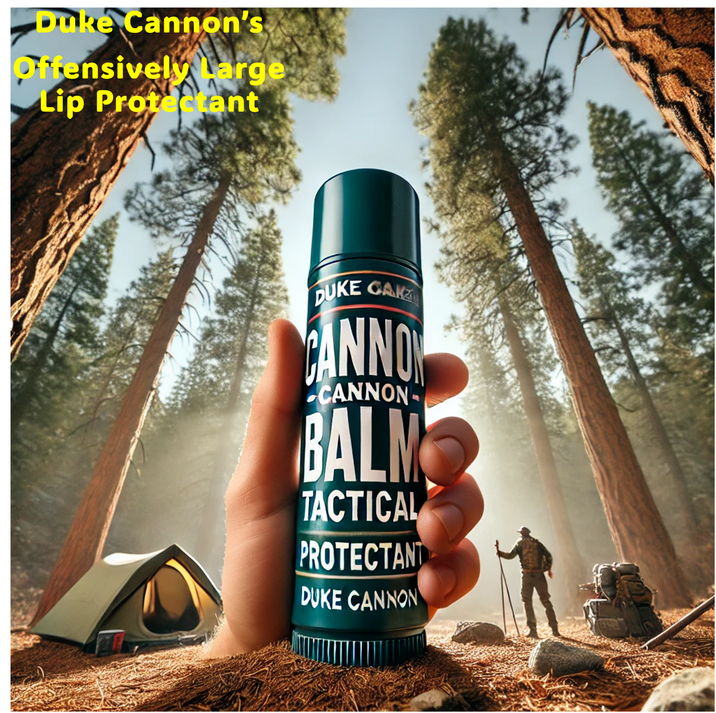 Duke Cannon's "Offensively Large" Tactical Lip Protectant - Lip Balm for Men Who Don’t Say “Lip Balm”