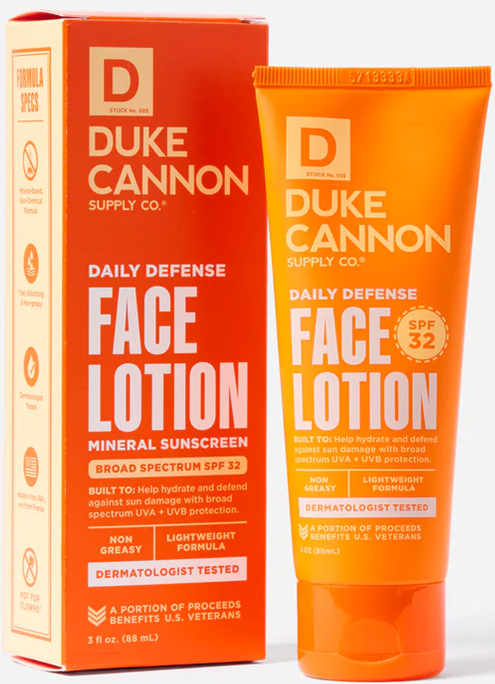 Face Lotion - Duke Cannon’s Triple Threat of Face-Saving Formulas - Defense Without Drama