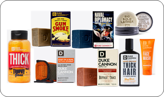 Duke Cannon's "ULTIMATE Shower Kit" - For Men Who Treat the Shower Like a Halftime Pep Talk.