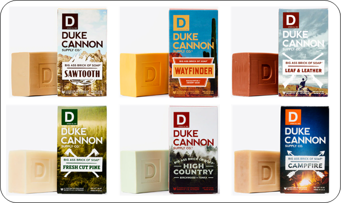 Duke Cannon's Big Ass Brick of Soap - Bundle & Save - One Brick is Tough, a Whole Stack is Strategic