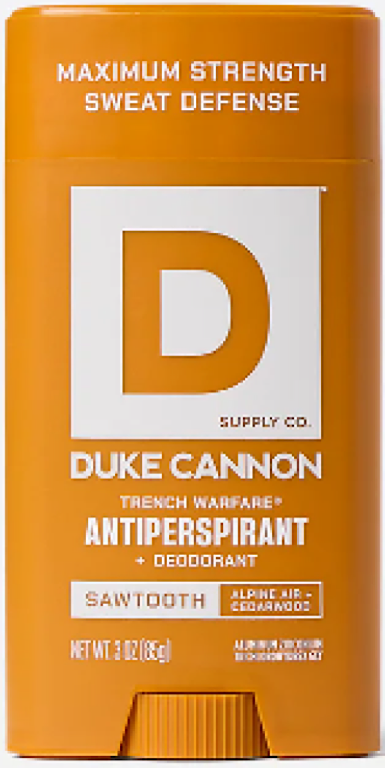 Antiperspirant Deodorant - Duke Cannon's Trench Warfare - Built for combat. Approved for cubicles