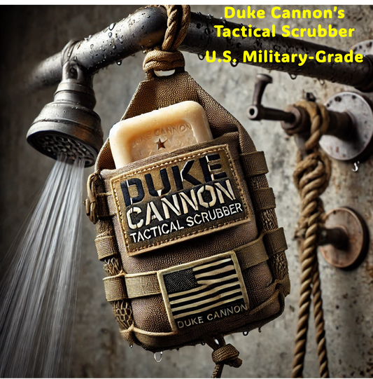 Duke Cannon's Tactical Scrubber - US Military Grade -Turns Your Shower into a Full-Contact Sport