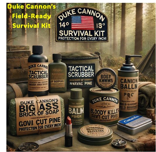 Duke Cannon’s Field-Ready Survival Kit - Tactical Grooming for Men Who Don’t Retreat