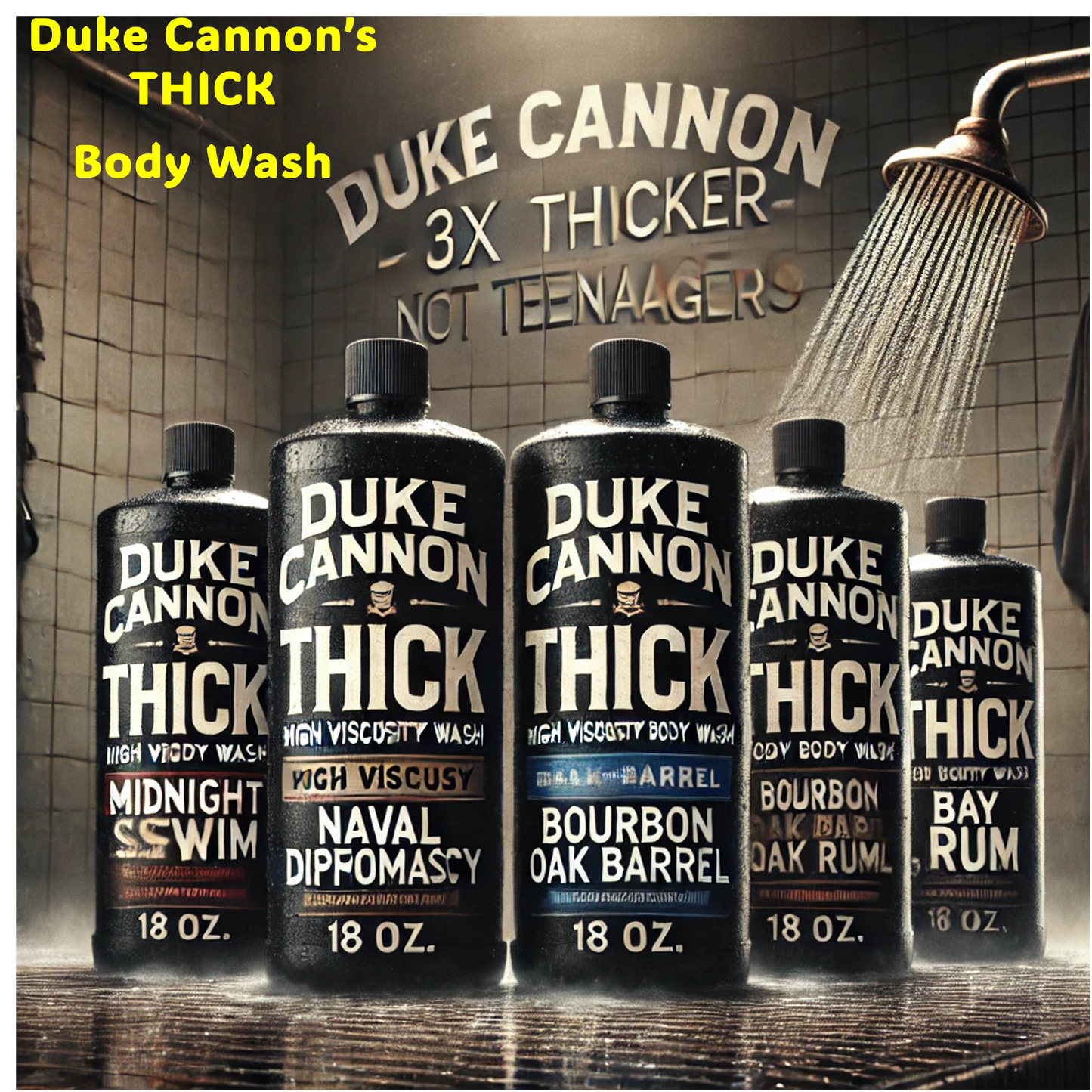 Body Wash - Duke Cannon's THICK High Viscosity Body Wash - So THICK, It Has Its Own Gravitational Pull