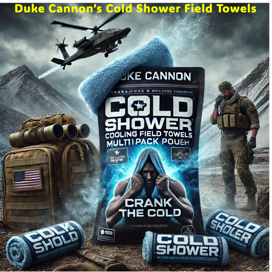 Duke Cannon's Cold Shower Field Towels - It’s Like Getting Kicked in the Face by a Cold Front.