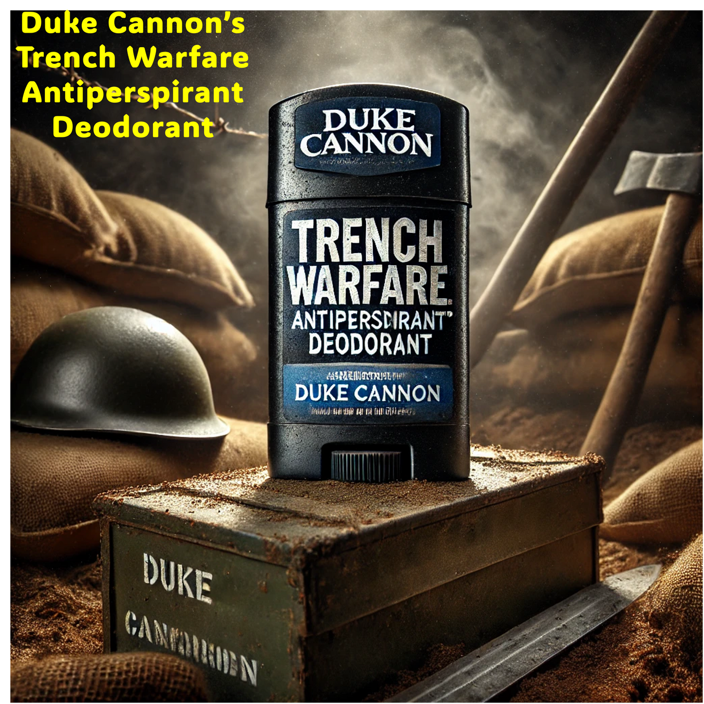 Antiperspirant Deodorant - Duke Cannon's Trench Warfare - Built for combat. Approved for cubicles