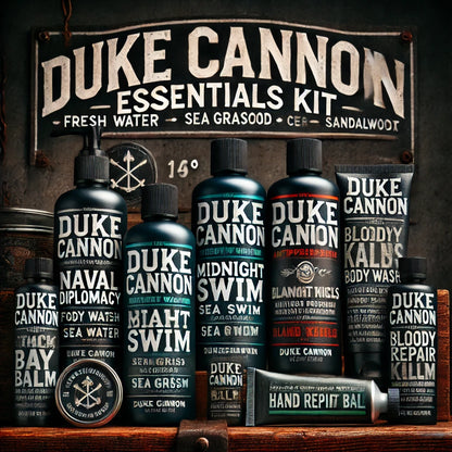 Duke Cannon's "Essentials Kit" - THICK Edition - Soap so THICK, gravity has to work overtime