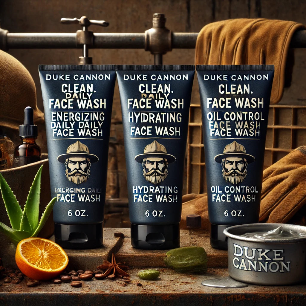Duke Cannon's Face Wash Trilogy - Because Your Face Didn’t Come Here to Make Friends