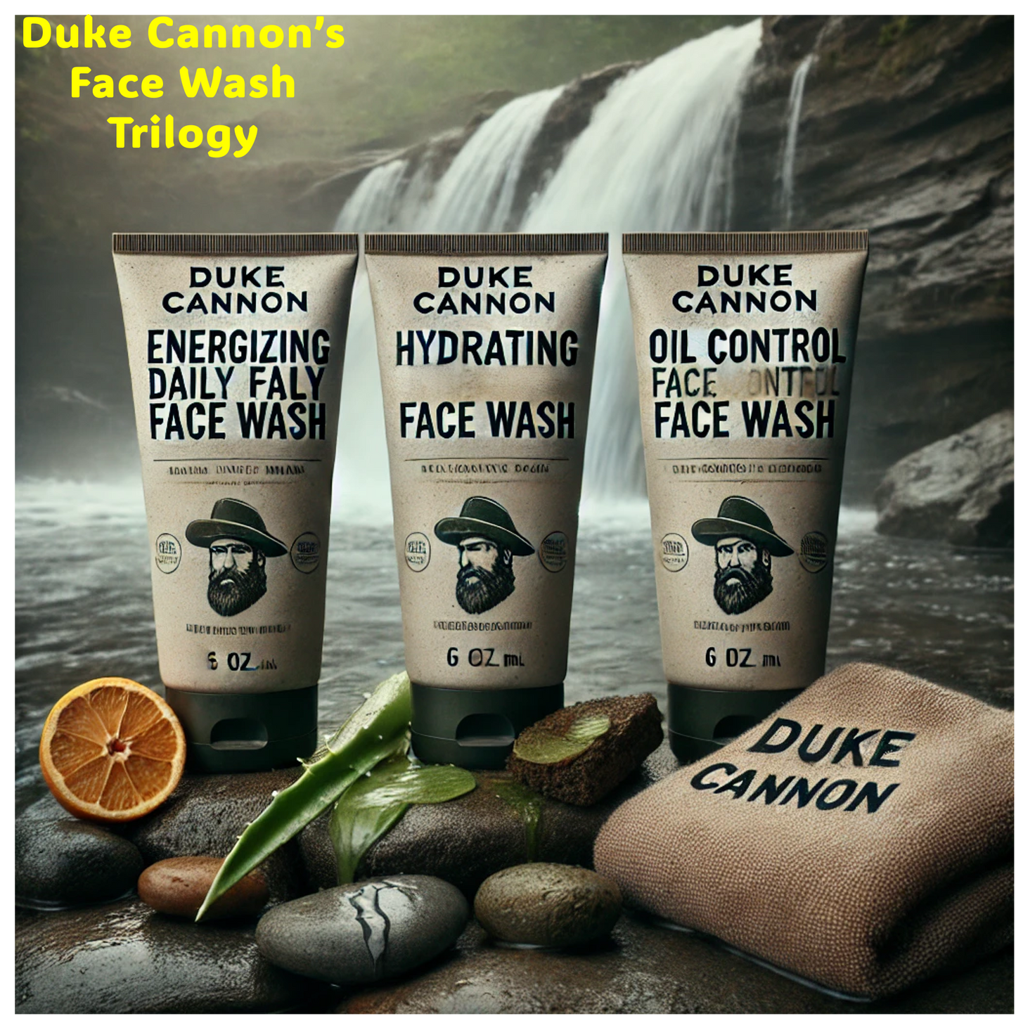 Duke Cannon's Face Wash Trilogy - Because Your Face Didn’t Come Here to Make Friends