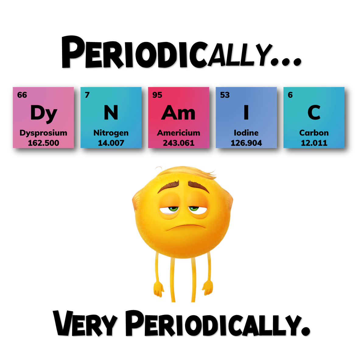 Custom-print, T-shirt, Funny, Periodic Table