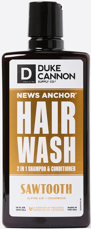 Duke Cannon's THICK News Anchor Hair Wash/Conditioner **CHOOSE a Bundle & SAVE**