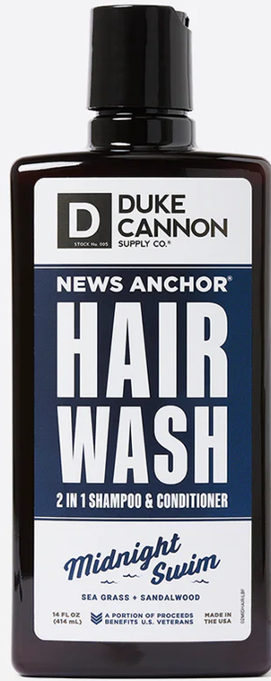 Duke Cannon's THICK News Anchor Hair Wash/Conditioner **CHOOSE a Bundle & SAVE**