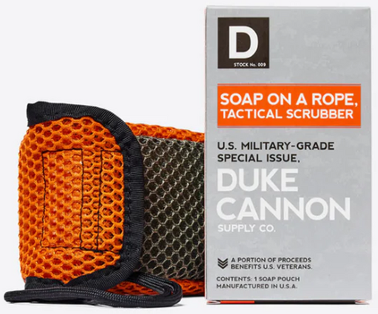 Duke Cannon Soap on a Rope - Tactical Scrubber - US Military Grade