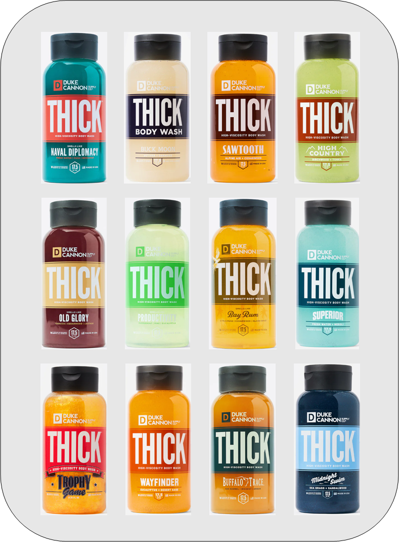 Duke Cannon's THICK High Viscosity Body Wash