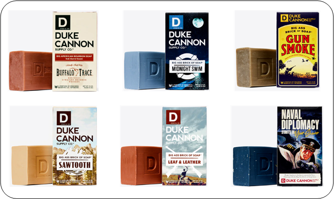 Duke Cannon's Big Ass Brick of Soap - Bundle & Save - One Brick is Tough, a Whole Stack is Strategic