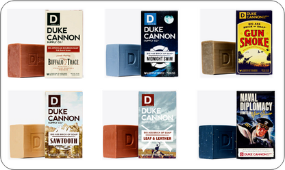 Duke Cannon's Big Ass Brick of Soap - Bundle & Save - One Brick is Tough, a Whole Stack is Strategic