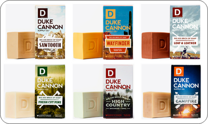 Duke Cannon's Big Ass Brick of Soap - Bundle & Save - One Brick is Tough, a Whole Stack is Strategic