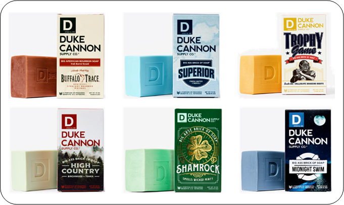 Duke Cannon's Big Ass Brick of Soap - Bundle & Save - One Brick is Tough, a Whole Stack is Strategic