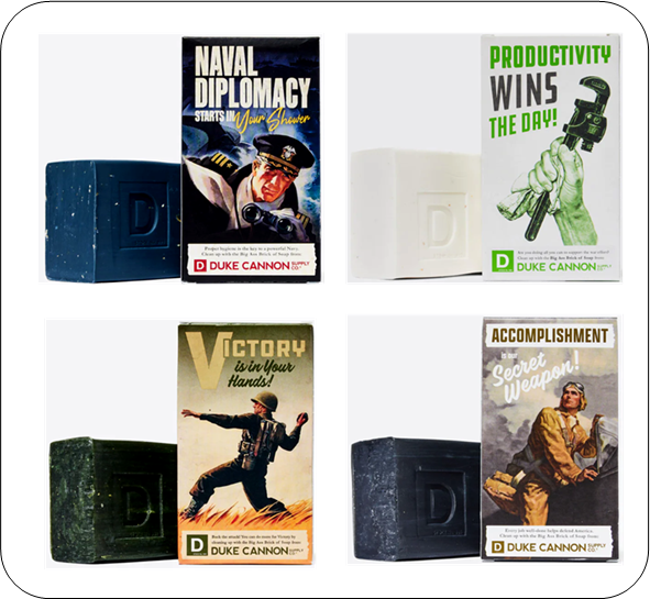 Duke Cannon's Big Ass Brick of Soap - Bundle & Save - One Brick is Tough, a Whole Stack is Strategic