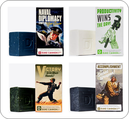 Duke Cannon's Big Ass Brick of Soap - Bundle & Save - One Brick is Tough, a Whole Stack is Strategic