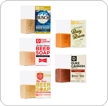Duke Cannon's Big Ass Brick of Soap - Bundle & Save - One Brick is Tough, a Whole Stack is Strategic