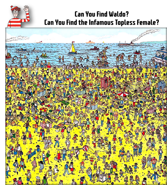 Custom-print, T-shirt, Where's Waldo