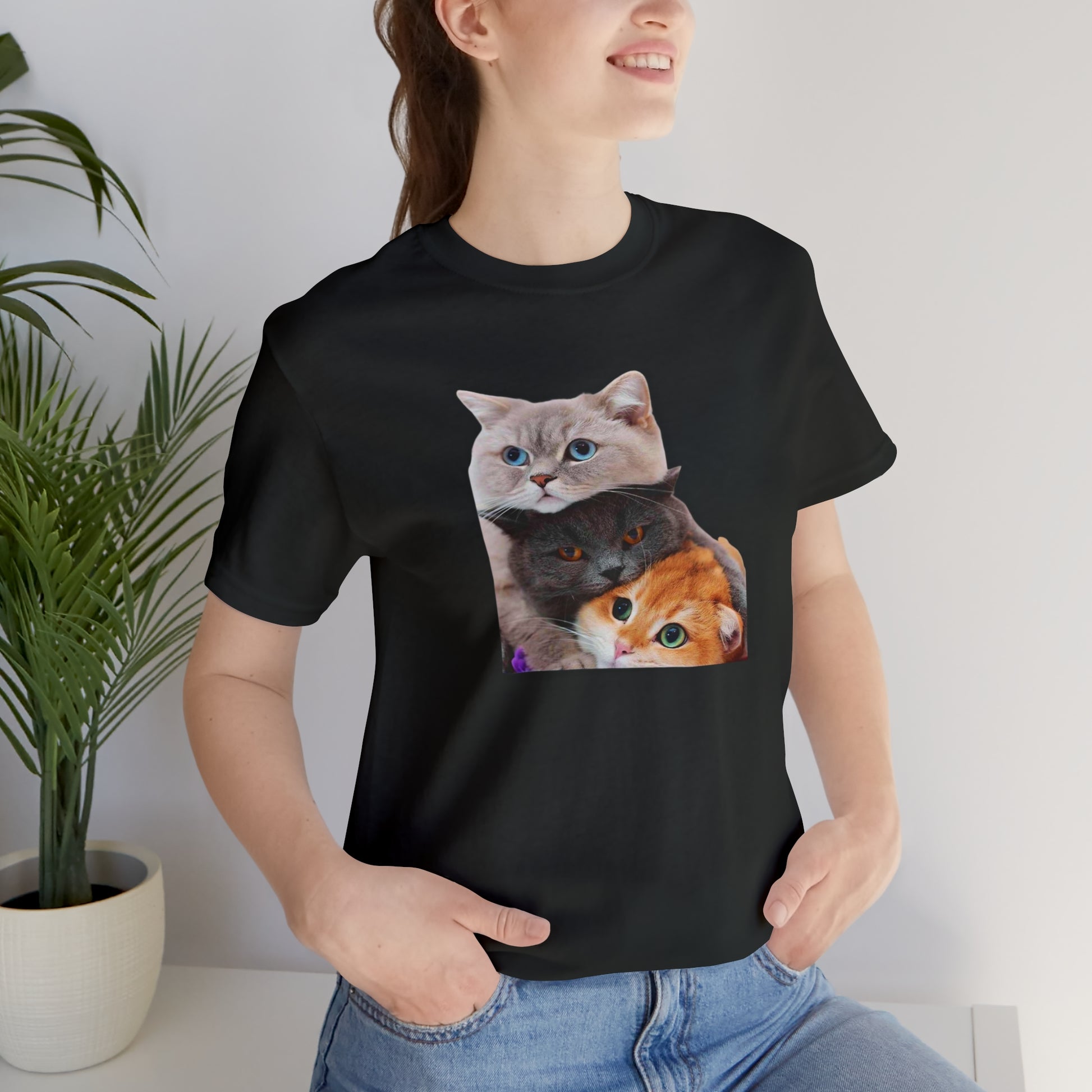 Custom-print, T-shirt, Cat, Kitten