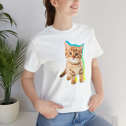 Custom-print, T-shirt, Cat, Kitten